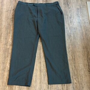 Stafford Men's Dark Green Dress Pants
